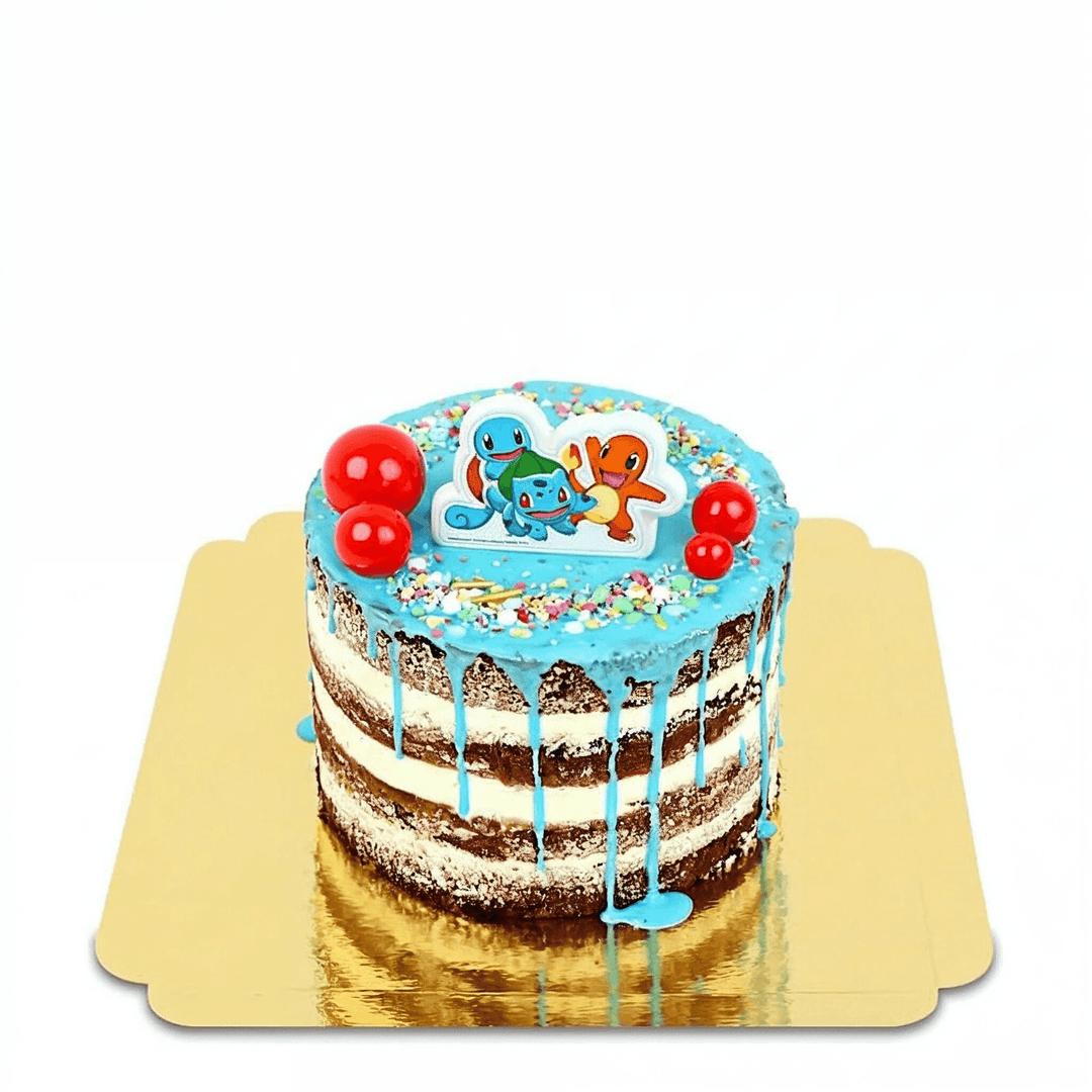 Torte mit Pokémon®-Tortenkerze