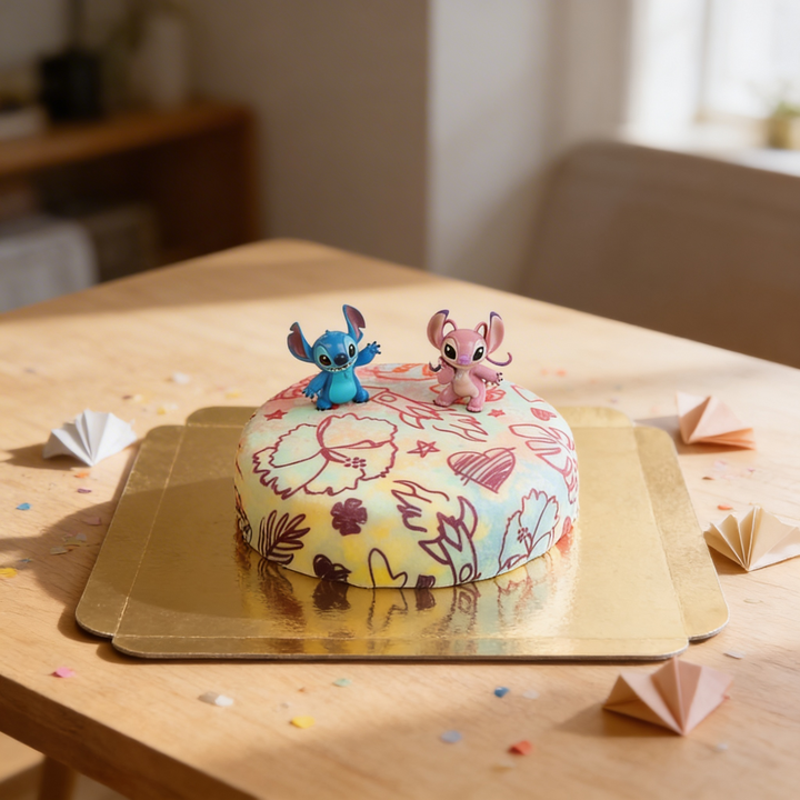 Angel & Stitch® auf Torte