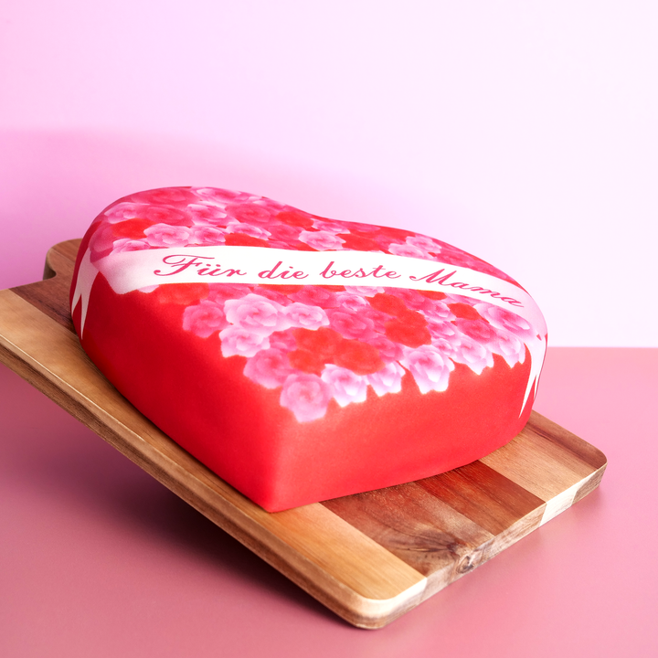 Für die beste Mama-Torte in Herzform