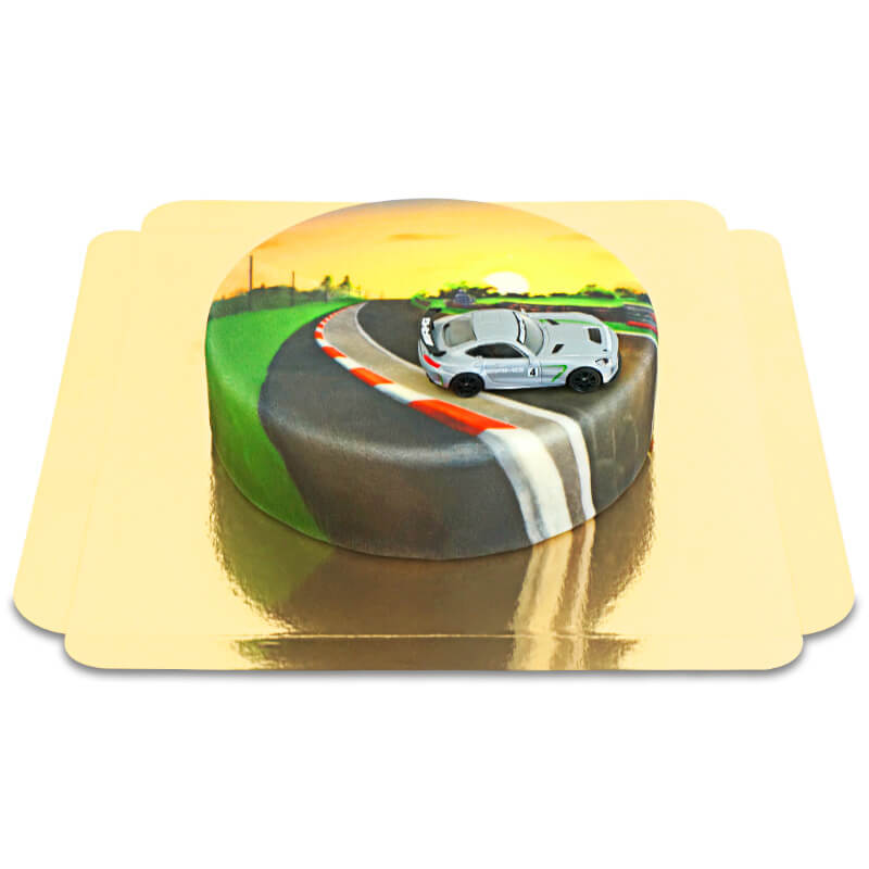 Mercedes®-Spielzeugauto auf Torte