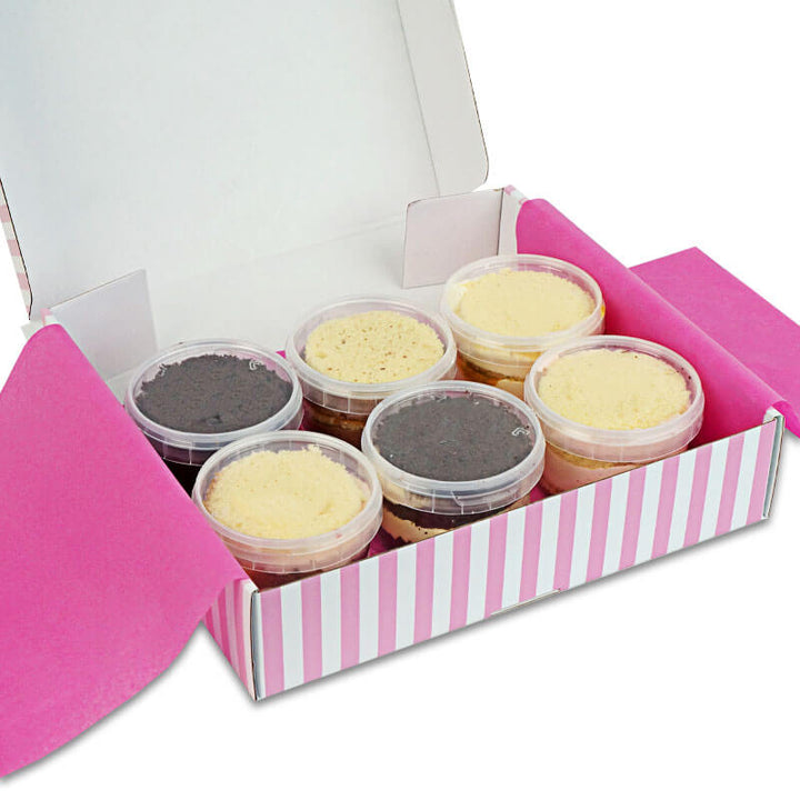 Geschmacksproben Naked Cake (6er Set)
