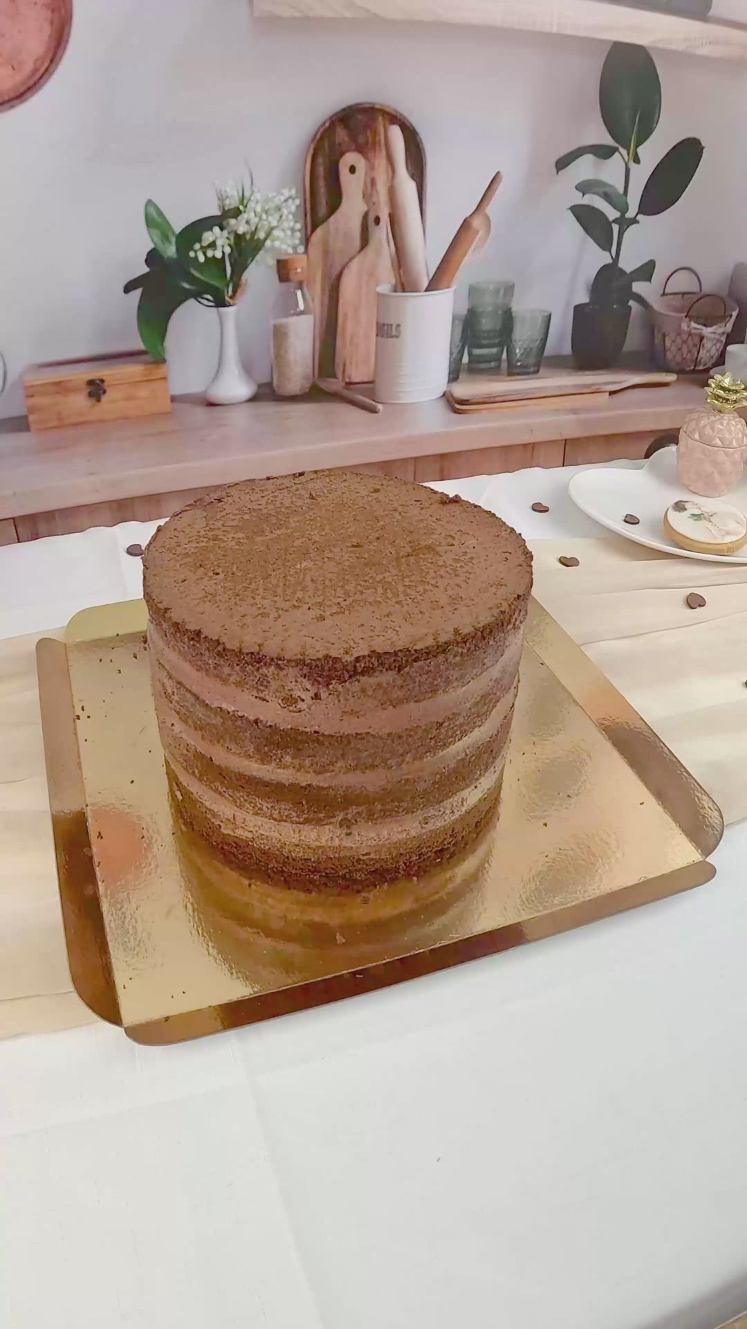 Schokoladiger Naked Cake - verschiedene Größen
