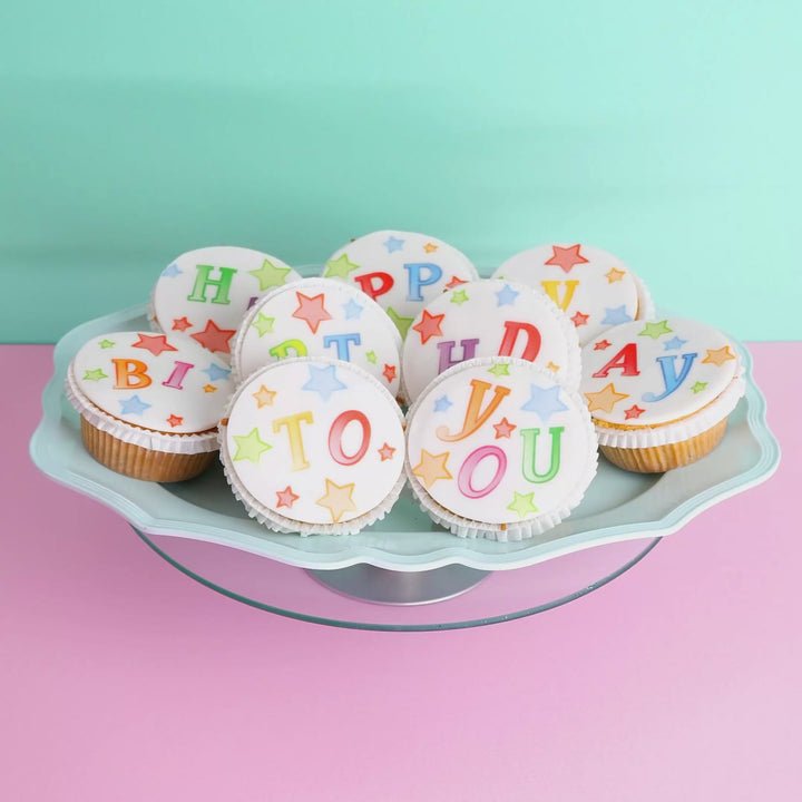 Geburtstags-Cupcakes, 9 Stück