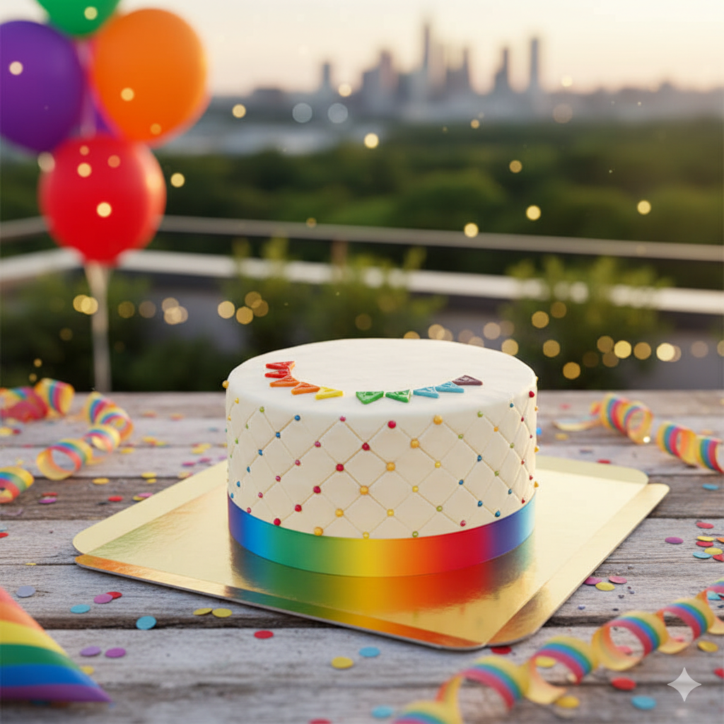 Pride-Deluxe-Torte - doppelte Höhe