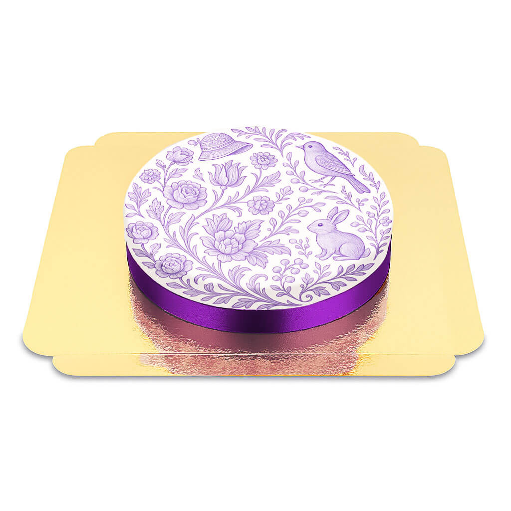 Lavendel Porzellanmalerei Torte