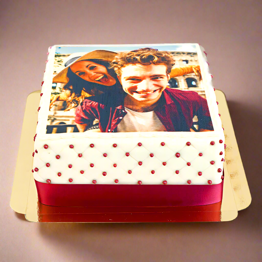 Quadratische Fototorte Deluxe