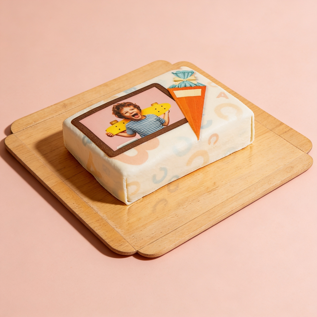Schultafel Fototorte