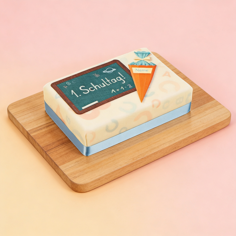 Schultafel-Torte zur Einschulung