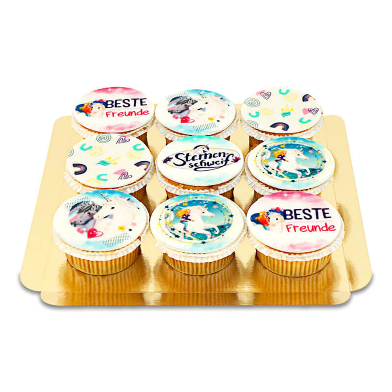Sternenschweif Cupcakes (9 Stück)