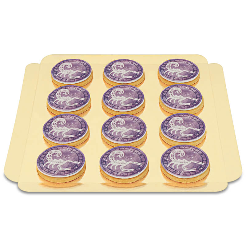 Sternzeichen Skorpion Kekse (12 Stück)