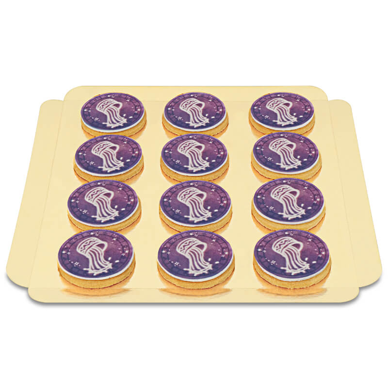 Sternzeichen Wassermann Kekse (12 Stück)