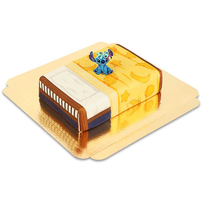 Stitch® mit Schrulle auf Bett-Torte
