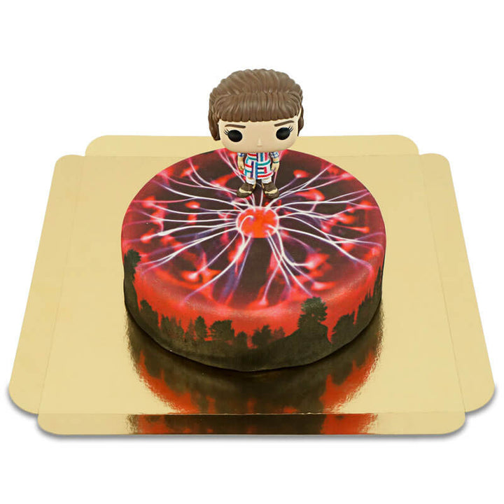 Stranger Things®-Figur auf Phänomen-Torte