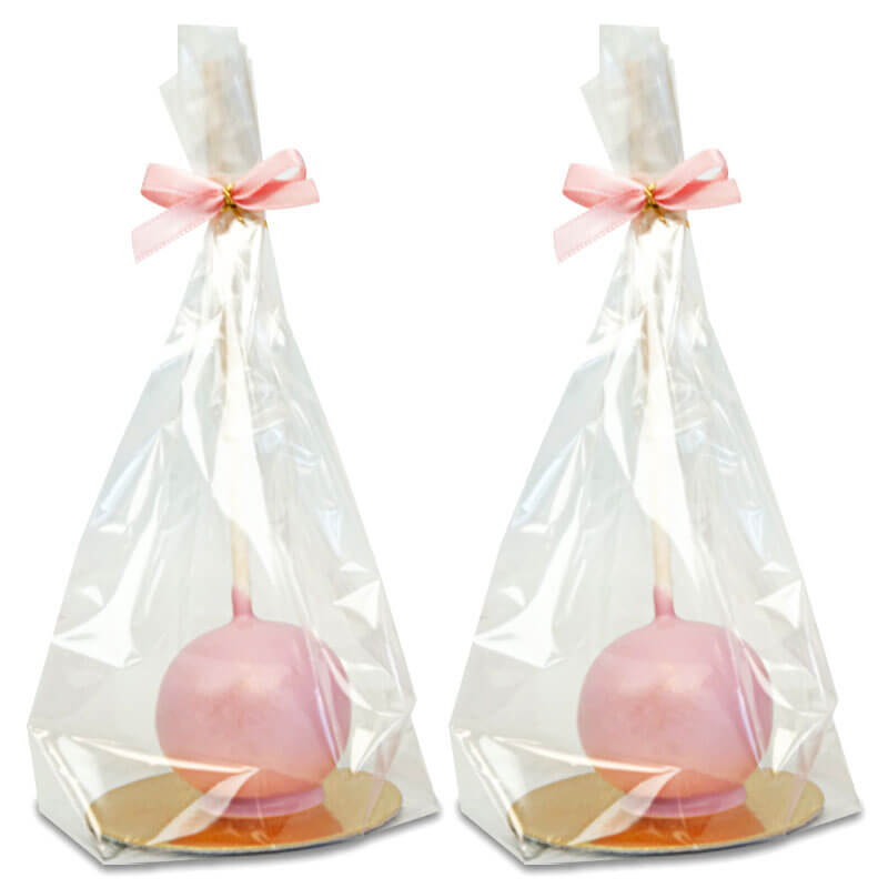 Valentinstags-Deluxe-Cake-Pops Rosa (10 Stück)