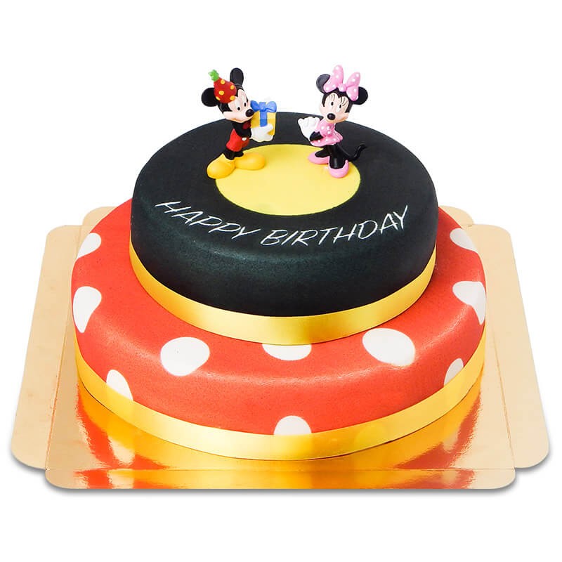 Geburtstagstorte mit Micky und Minnie! 🍰