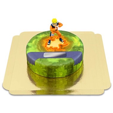 Naruto®-Figur auf Lichtung-Torte