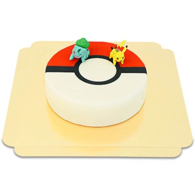 Pokémon®-Figur auf Spielball-Torte