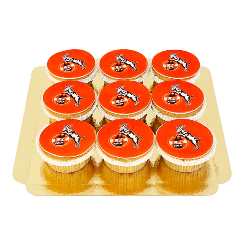 1. FC Köln Cupcakes (9 Stück)