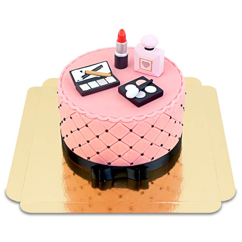 Deluxe Make-Up Torte mit schwarzem Band