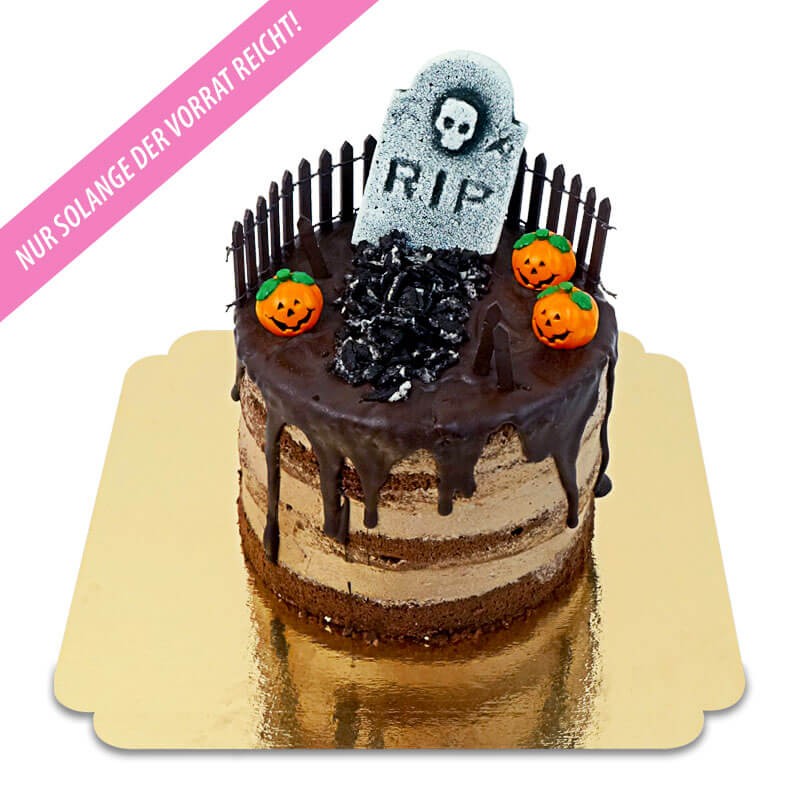 Gruselige Halloween Torte DE